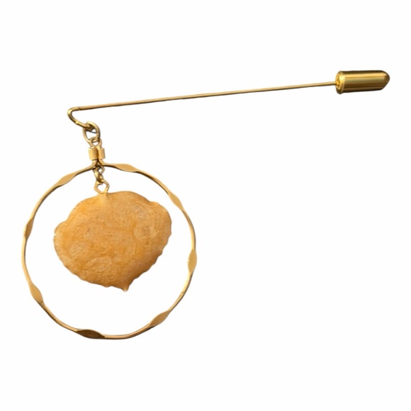 Vintage Elegant Gold and Hat Pin. Excellent condition! - Picture 4 of 4